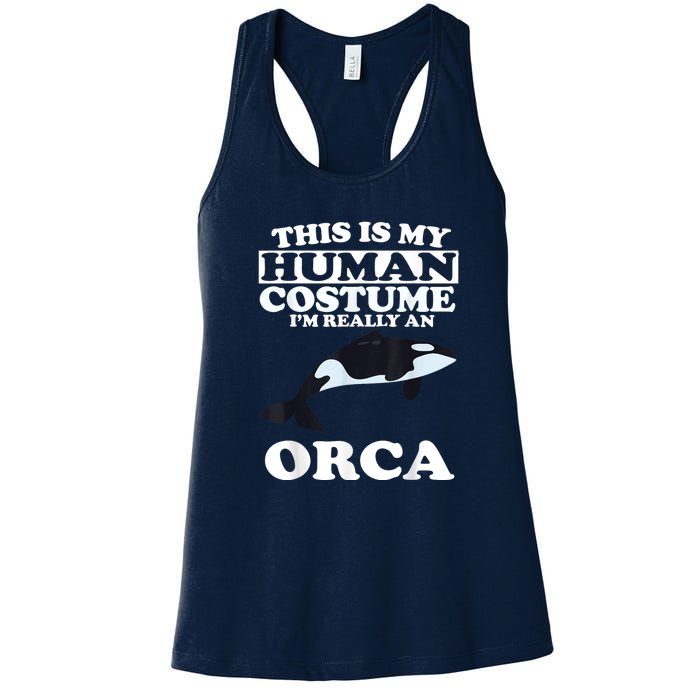 Orca Killer Whale Love Women's Racerback Tank