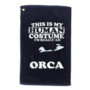 Orca Killer Whale Love Platinum Collection Golf Towel