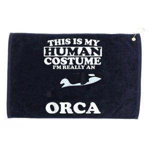 Orca Killer Whale Love Grommeted Golf Towel