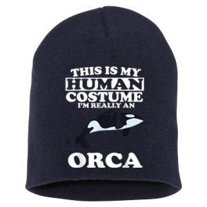 Orca Killer Whale Love Short Acrylic Beanie