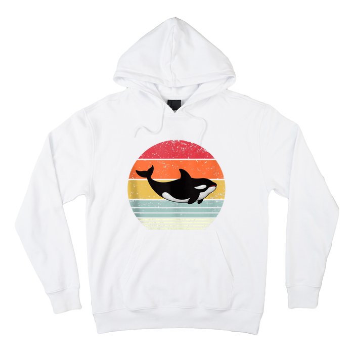 Orca Killer Whale Sea Panda Vintage Retro 80s Style Tank Top Hoodie