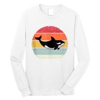 Orca Killer Whale Sea Panda Vintage Retro 80s Style Tank Top Long Sleeve Shirt