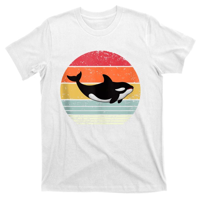 Orca Killer Whale Sea Panda Vintage Retro 80s Style Tank Top T-Shirt