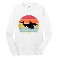 Orca Killer Whale Sea Panda Vintage Retro 80s Style Tank Top Tall Long Sleeve T-Shirt