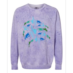 Orca Killer Whale Gift Save The Whales Gift Colorblast Crewneck Sweatshirt