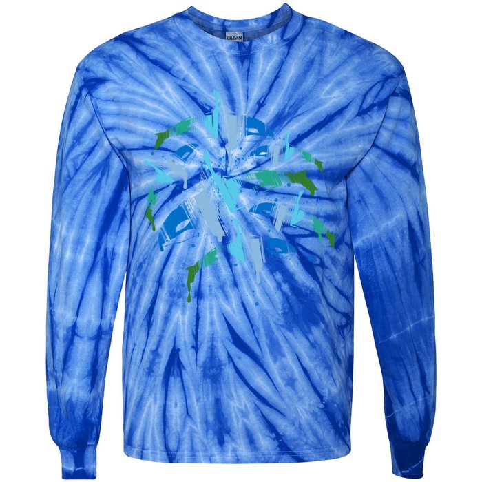 Orca Killer Whale Gift Save The Whales Gift Tie-Dye Long Sleeve Shirt