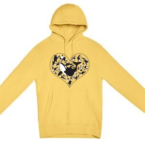 Orca Killer Whale Love Premium Pullover Hoodie