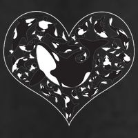 Orca Killer Whale Love 11oz C Handle Ceramic Mug