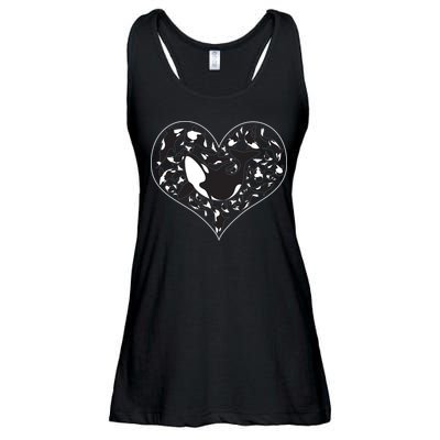 Orca Killer Whale Love Ladies Essential Flowy Tank