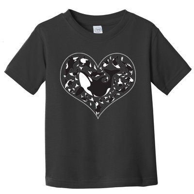Orca Killer Whale Love Toddler T-Shirt