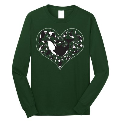 Orca Killer Whale Love Long Sleeve Shirt