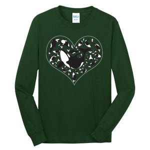 Orca Killer Whale Love Tall Long Sleeve T-Shirt