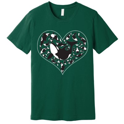 Orca Killer Whale Love Premium T-Shirt