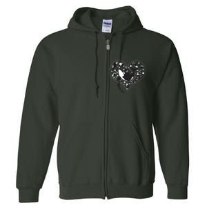 Orca Killer Whale Love Full Zip Hoodie