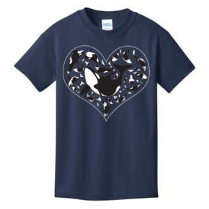 Orca Killer Whale Love Kids T-Shirt