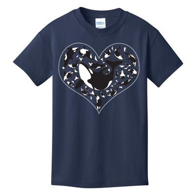 Orca Killer Whale Love Kids T-Shirt