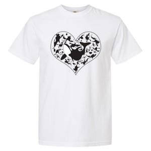 Orca Killer Whale Love Garment-Dyed Heavyweight T-Shirt