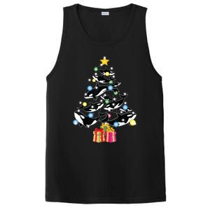 Orca Killer Whale Christmas Tree Orca Whales Lover Gift PosiCharge Competitor Tank