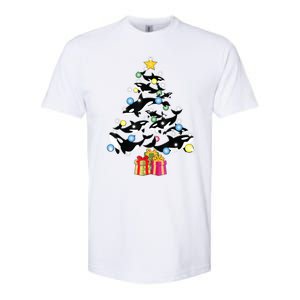 Orca Killer Whale Christmas Tree Orca Whales Lover Gift Softstyle CVC T-Shirt