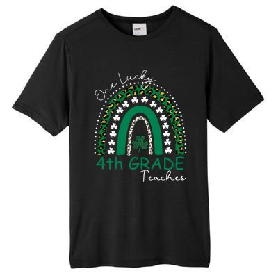 One Lucky 4th Grade Teacher St Patrick's Day 2022 'S Great Gift Tall Fusion ChromaSoft Performance T-Shirt