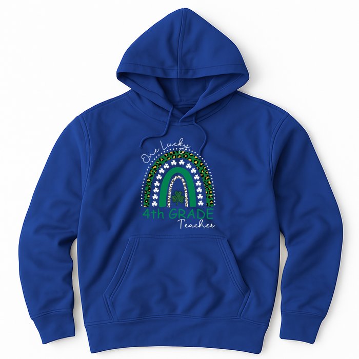 One Lucky 4th Grade Teacher St Patrick's Day 2022 'S Great Gift Hoodie