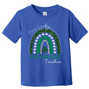 One Lucky 4th Grade Teacher St Patrick's Day 2022 'S Great Gift Toddler T-Shirt