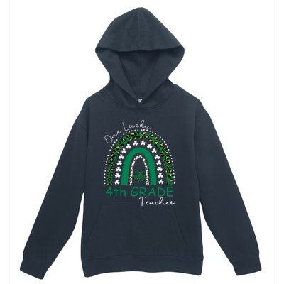 One Lucky 4th Grade Teacher St Patrick's Day 2022 'S Great Gift Urban Pullover Hoodie