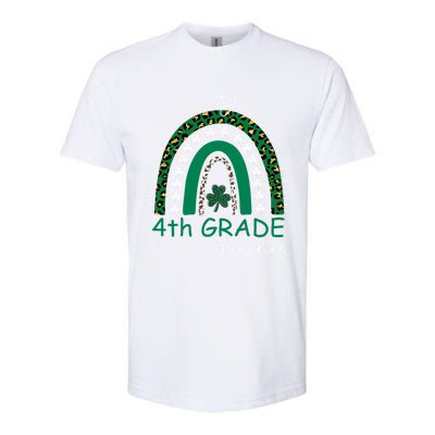 One Lucky 4th Grade Teacher St Patrick's Day 2022 'S Great Gift Softstyle CVC T-Shirt