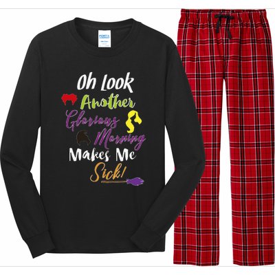 Oh Look Another Glorious Morning Halloween Funny Long Sleeve Pajama Set