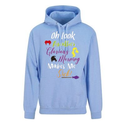 Oh Look Another Glorious Morning Halloween Funny Unisex Surf Hoodie