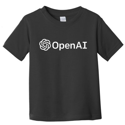 OpenAI Logo AI Artificial Intelligence NLP API GPT3 Toddler T-Shirt