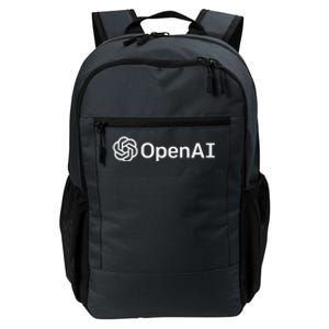 OpenAI Logo AI Artificial Intelligence NLP API GPT3 Daily Commute Backpack