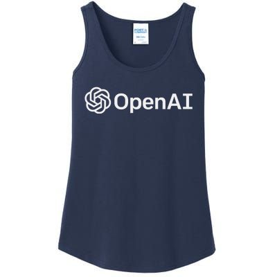 OpenAI Logo AI Artificial Intelligence NLP API GPT3 Ladies Essential Tank