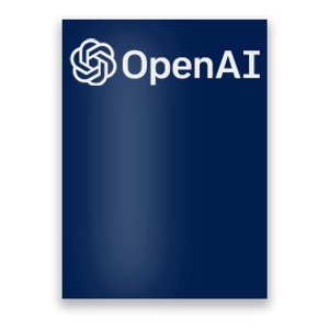 OpenAI Logo AI Artificial Intelligence NLP API GPT3 Poster