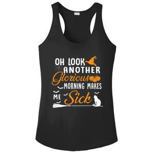 Oh Look Another Glorious Morning Makes Me Sick Halloween Cute Gift Ladies PosiCharge Competitor Racerback Tank