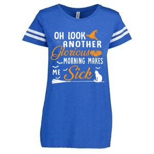 Oh Look Another Glorious Morning Makes Me Sick Halloween Cute Gift Enza Ladies Jersey Football T-Shirt