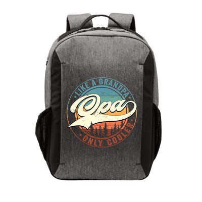 Opa Like A Grandpa Only Cooler Vintage Retro Opa Dad Vector Backpack