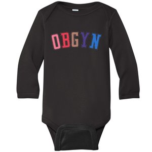 Obgyn Labor And Delivery Nurse Ob Gyn Squad Rn Nurse Baby Long Sleeve Bodysuit