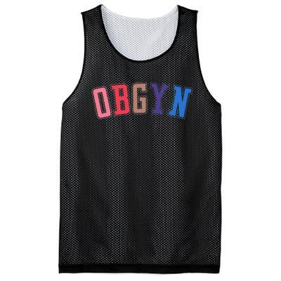 Obgyn Labor And Delivery Nurse Ob Gyn Squad Rn Nurse Mesh Reversible Basketball Jersey Tank