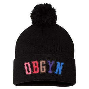 Obgyn Labor And Delivery Nurse Ob Gyn Squad Rn Nurse Pom Pom 12in Knit Beanie