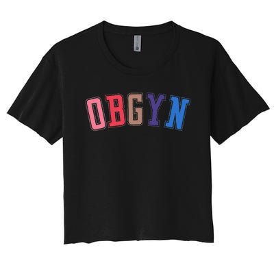 Obgyn Labor And Delivery Nurse Ob Gyn Squad Rn Nurse Women's Crop Top Tee