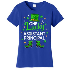 One Lucky Assistant Principal St Patrick's Day Leprechaun Meaningful Gift Women's T-Shirt