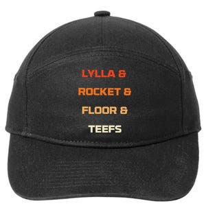 Original Lylla And Rocket & Floor & Teefs 7-Panel Snapback Hat