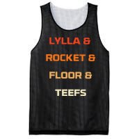 Original Lylla And Rocket & Floor & Teefs Mesh Reversible Basketball Jersey Tank