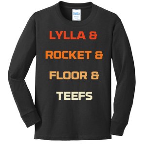 Original Lylla And Rocket & Floor & Teefs Kids Long Sleeve Shirt