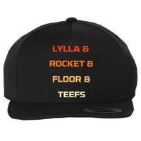 Original Lylla And Rocket & Floor & Teefs Wool Snapback Cap