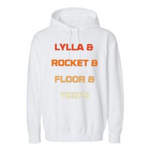 Original Lylla And Rocket & Floor & Teefs Garment-Dyed Fleece Hoodie