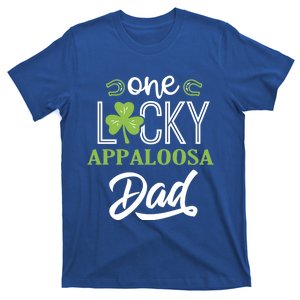 One Lucky Aaaaaaaaaaaaaaaa Horse Dad Irish Horseback Riding Meaningful Gift T-Shirt