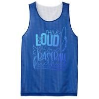 One Loud And Proud Baseball Mama Gift Mesh Reversible Basketball Jersey Tank