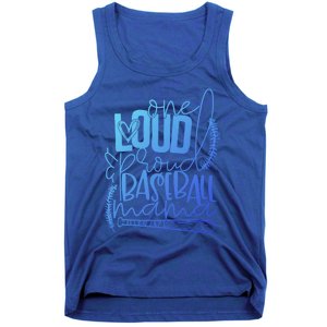 One Loud And Proud Baseball Mama Gift Tank Top